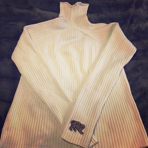 Parasuco turtleneck heavy knit ribbed shirt